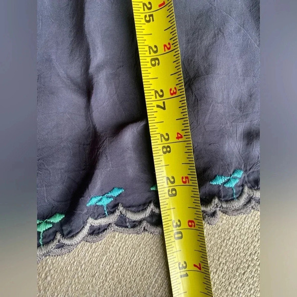 Johnny Was Selena Blouse Women’s Medium Embroidered Floral Tunic Poncho - Picture 6 of 6